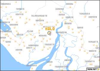 map of Kolo