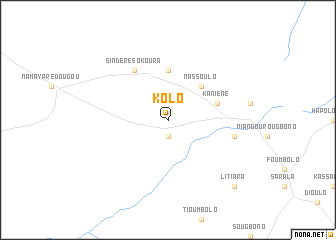 map of Kolo