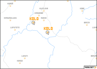 map of Kolo