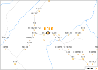 map of Kolo