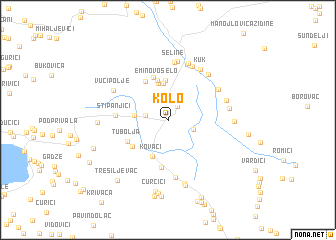 map of Kolo
