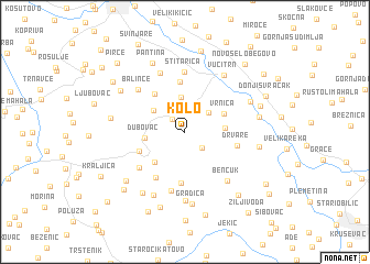 map of Kolo