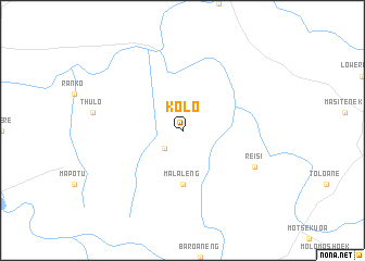 map of Kolo