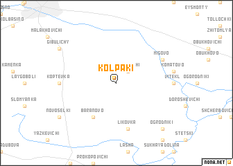 map of Kolpaki