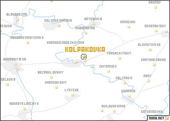 map of Kolpakovka