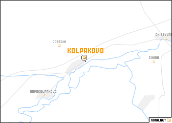 map of Kolpakovo