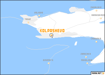 map of Kolpashevo