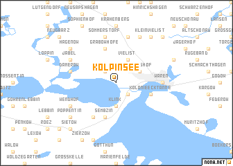 map of Kölpinsee