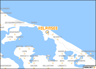 map of Kölpinsee