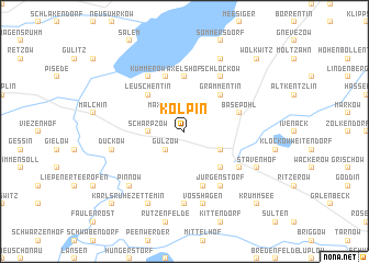 map of Kölpin