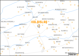 map of Kolqışlaq