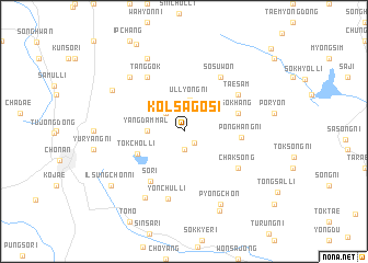 map of Kolsagosi