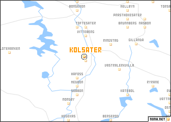 map of Kolsäter