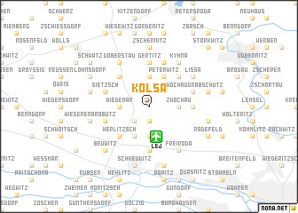 map of Kölsa