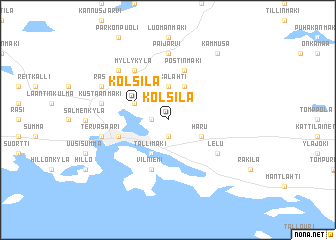 map of Kolsila