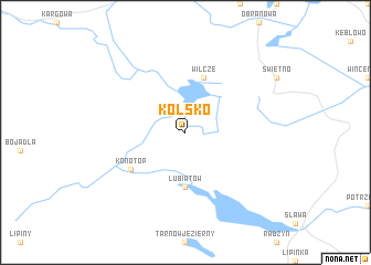 map of Kolsko