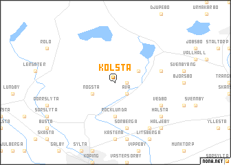 map of Kölsta