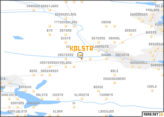 map of Kolsta