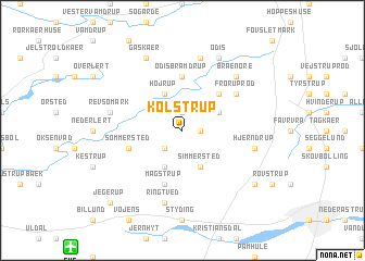 map of Kolstrup