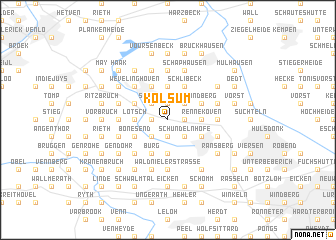 map of Kölsum