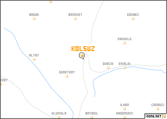 map of Kolsuz