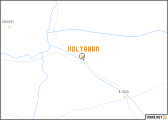 map of Kolʼtaban