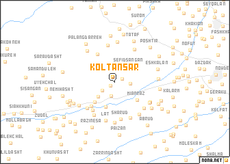 map of Koltān Sar