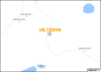 map of Kolʼtsovka