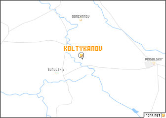 map of Koltykanov