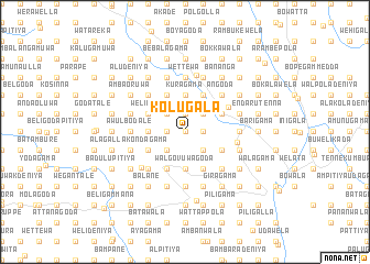 map of Kolugala