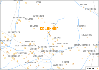 map of Kolūkhān