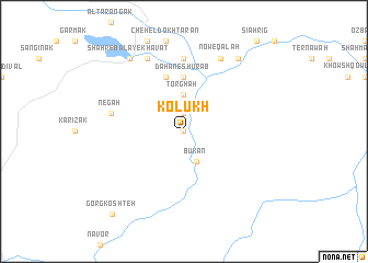 map of Kolūkh