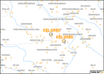 map of Kolūmak