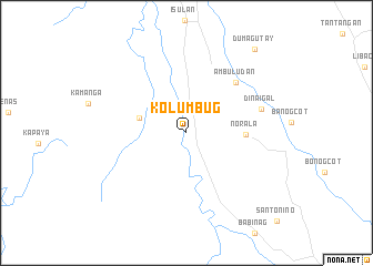 map of Kolumbug