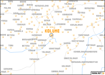 map of Kolume