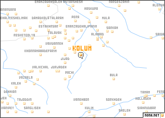 map of Kolūm