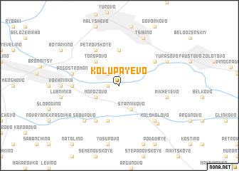 map of Kolupayevo