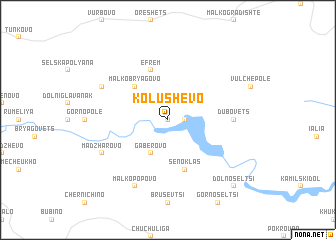 map of Kolushevo