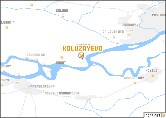 map of Koluzayevo