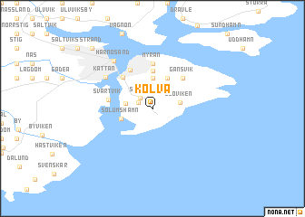 map of Kölva