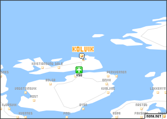 map of Kolvik