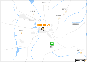 map of Kolwezi