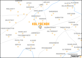 map of Kolyachok