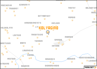 map of Kolyagino
