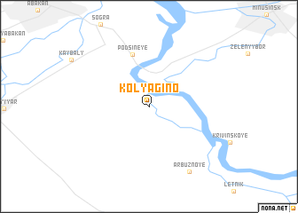 map of Kolyagino