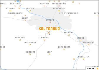 map of Kolyanovo