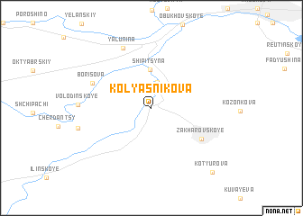 map of Kolyasnikova