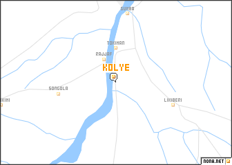 map of Kolye