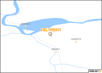 map of Kolymskiy