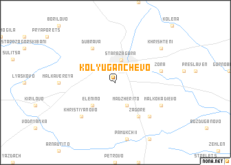 map of Kolyu Ganchevo